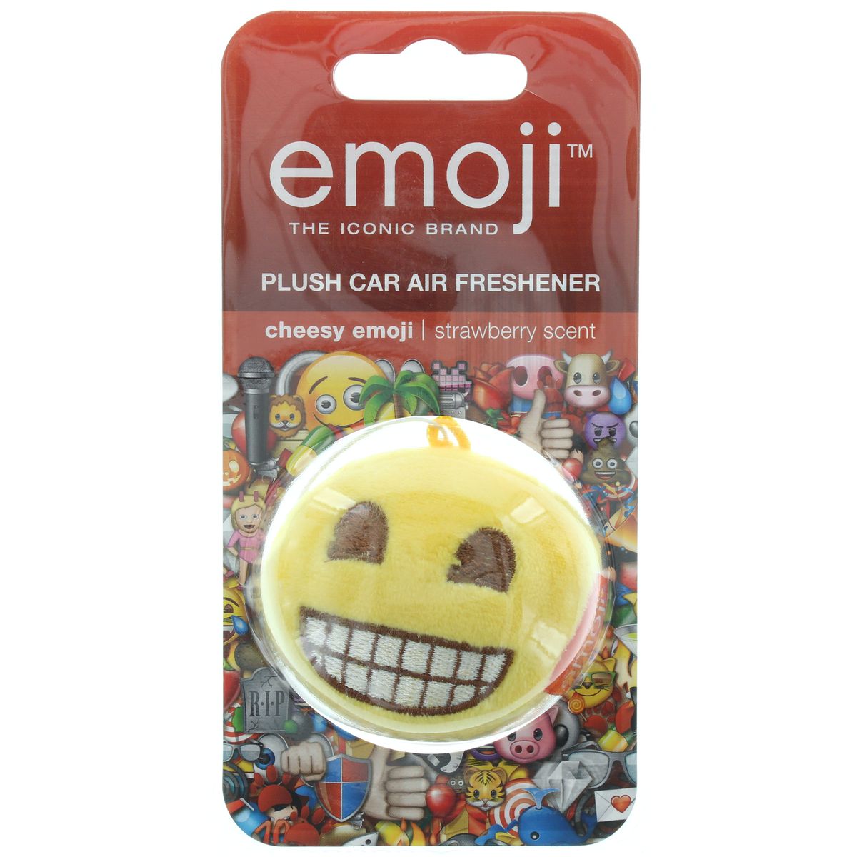 Scents Plush Emoji Cheesy Face- Strawberry 4802123