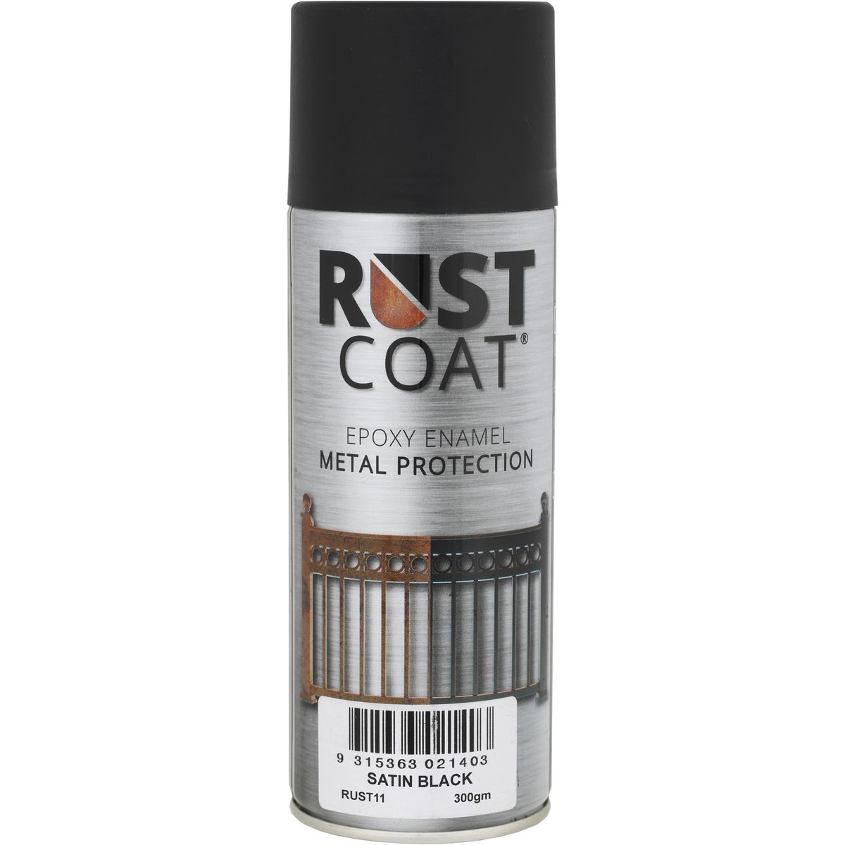 Balchan Rust Coat Epoxy Enamel Stain Black 300g RUST11