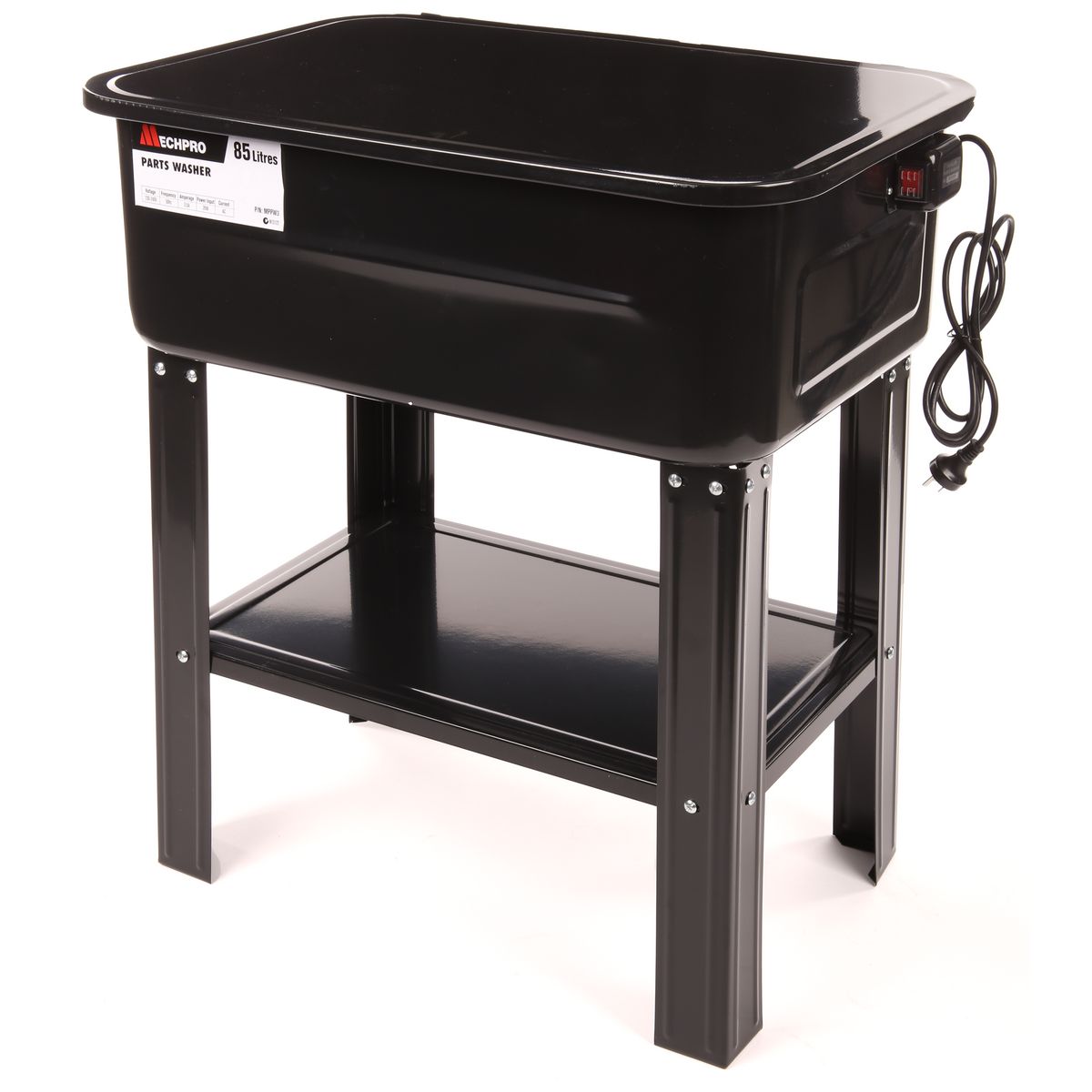 Mechpro Parts Washer 85L - Black - Mppw3 MPPW3