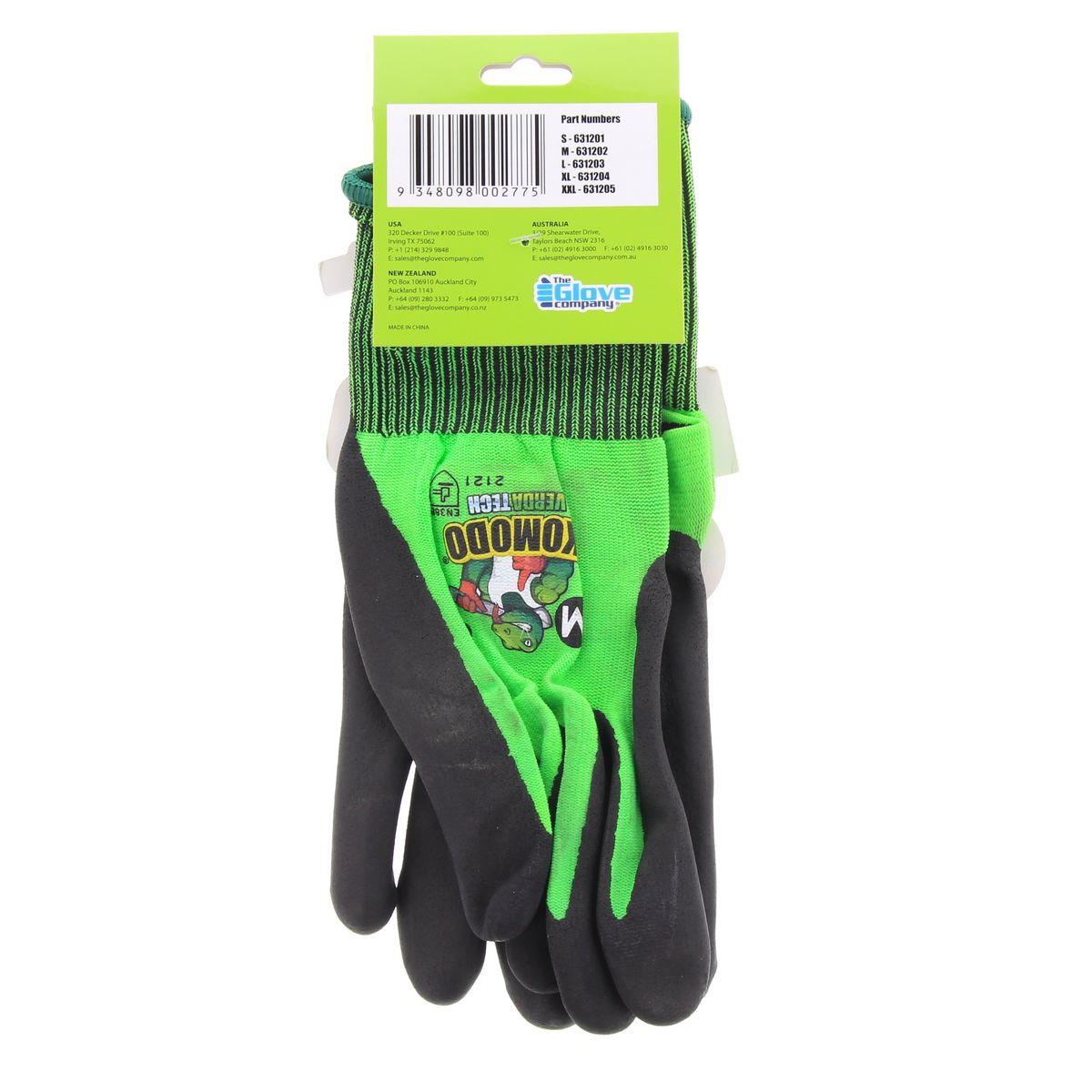 Komodo Vigilant Cut 1 Touch Screen Gloves Medium 631202
