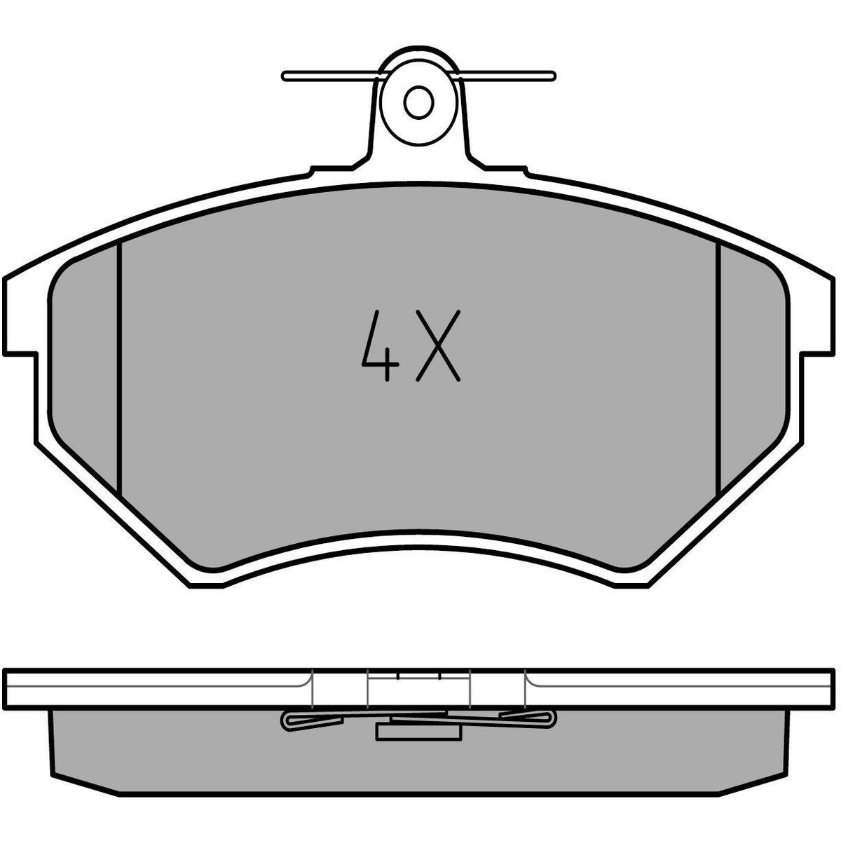 MEYLE Original Brake Pad Set Front 025 201 6816
