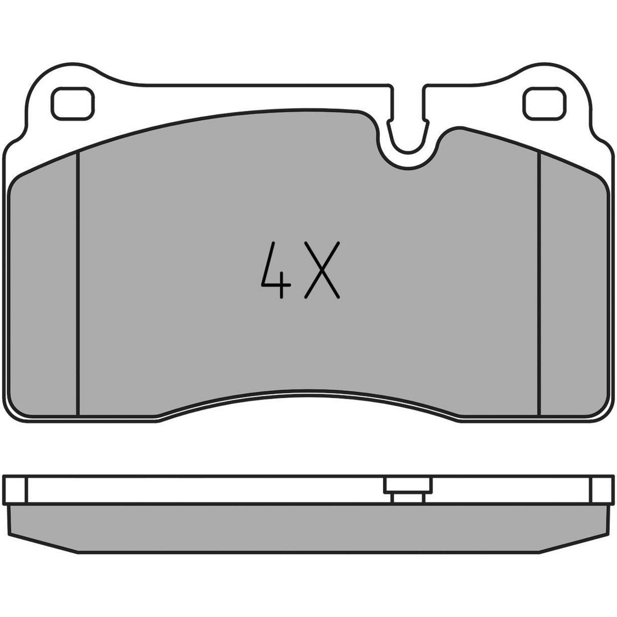 MEYLE Original Brake Pad Set Front 025 202 1717