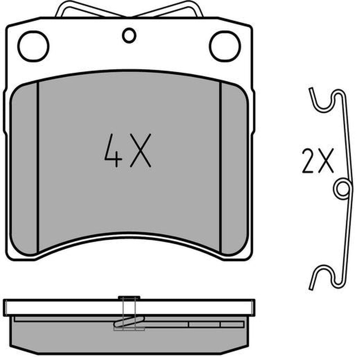 MEYLE Original Brake Pad Set Front 025 206 5217