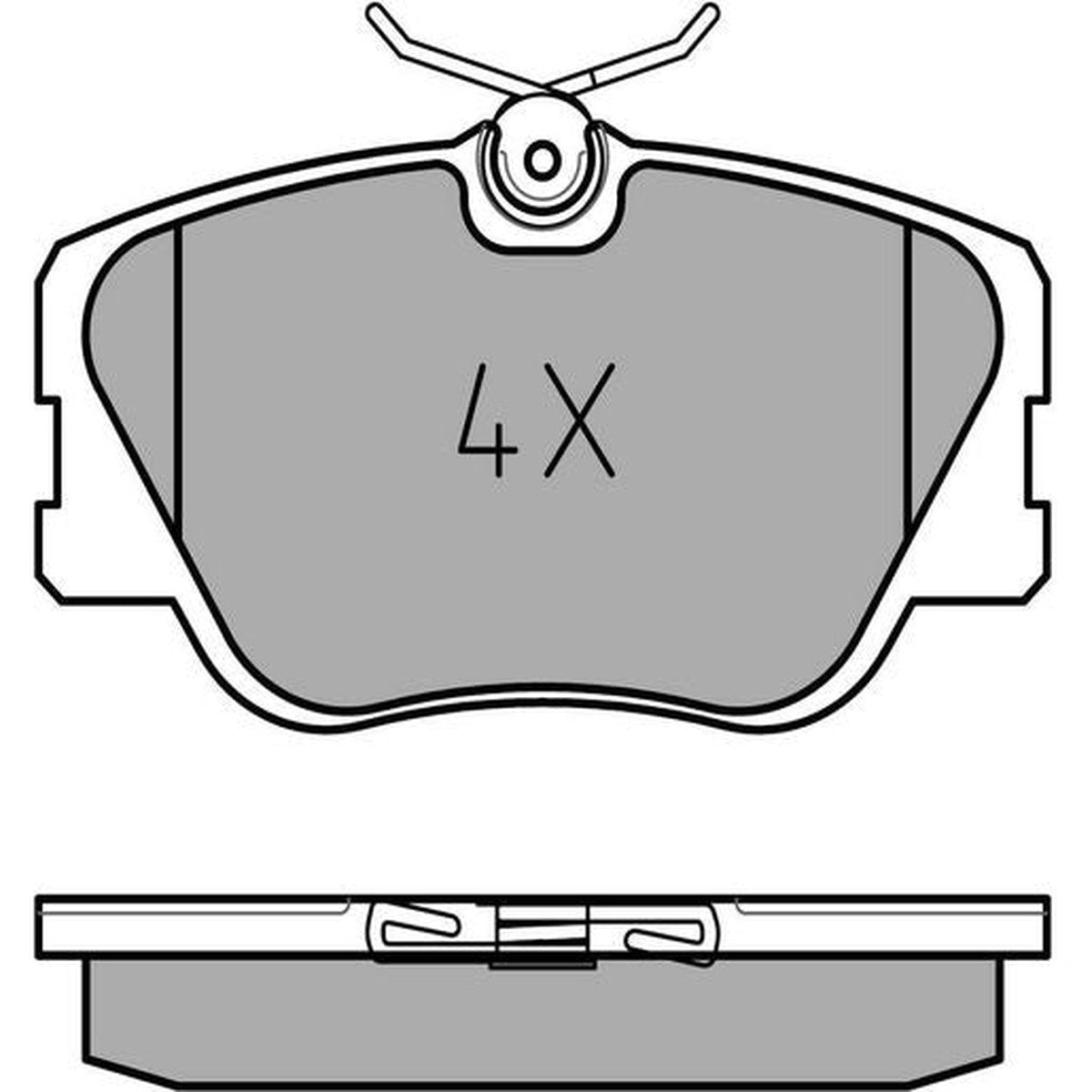 MEYLE Original Brake Pad Set Front 025 209 4119