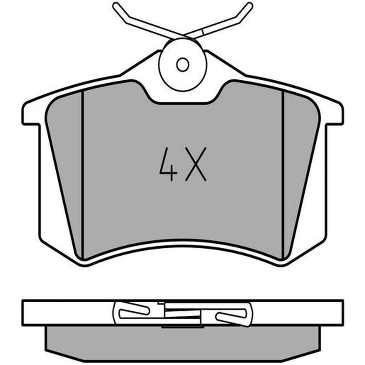 MEYLE PD Brake Pad Set Rear 025 209 6115/PD