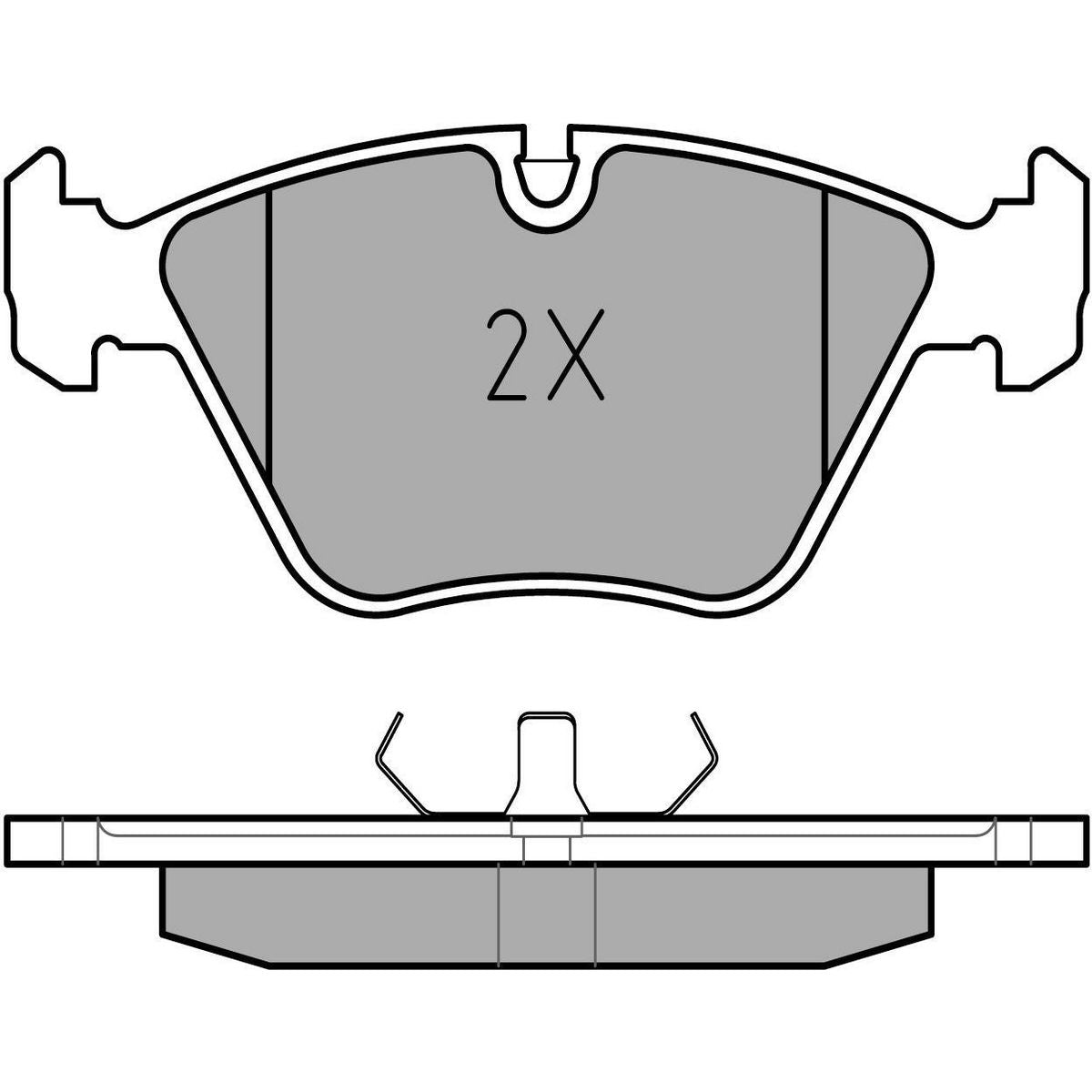 MEYLE Original Brake Pad Set Front 025 209 6820