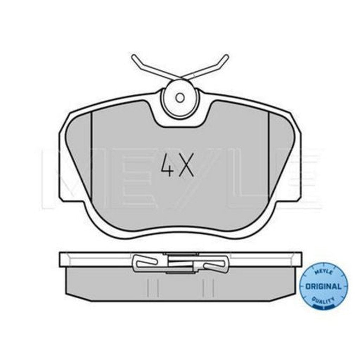 MEYLE Original Brake Pad Set Front 025 210 5517