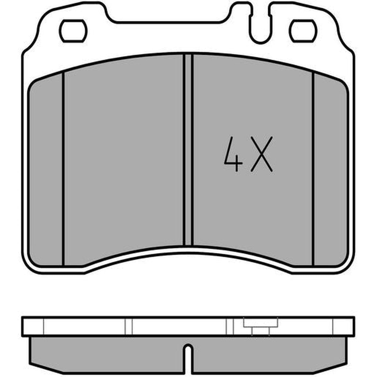 MEYLE Original Brake Pad Set Front 025 211 5316