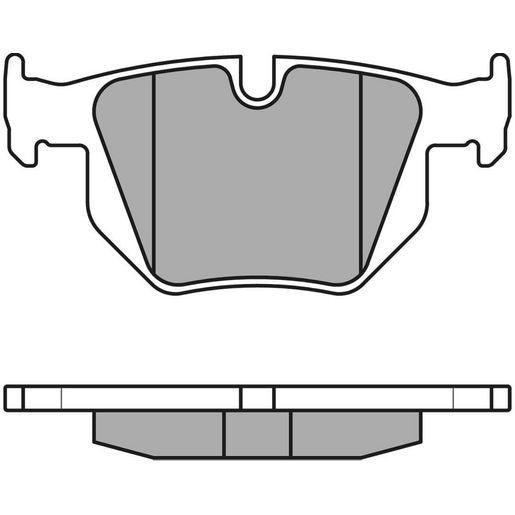MEYLE Original Brake Pad Set Rear 025 212 8217
