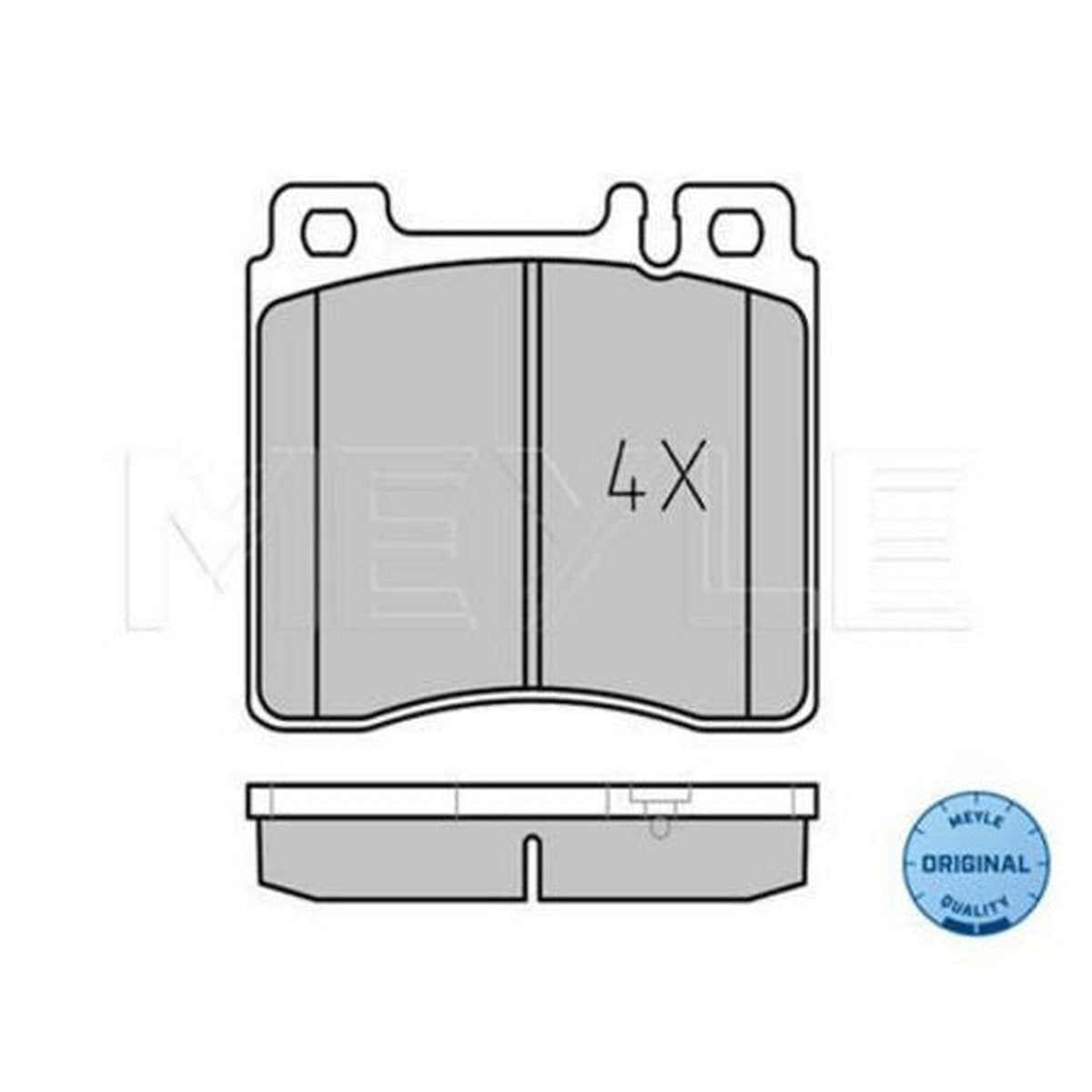 MEYLE Original Brake Pad Set Front 025 213 0318