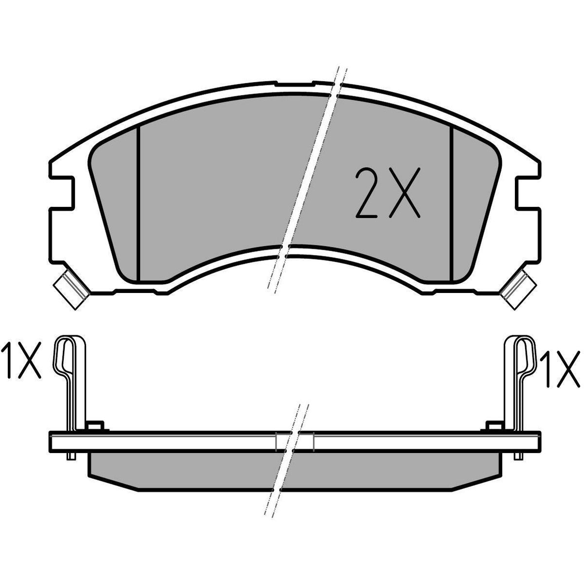 MEYLE Original Brake Pad Set Front 025 213 6315/W