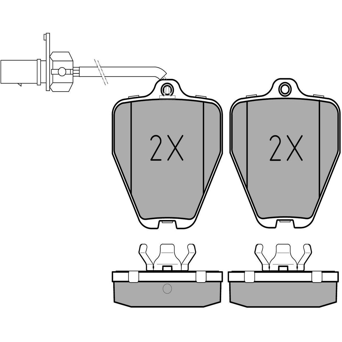 MEYLE Original Brake Pad Set Front 025 214 5218/W