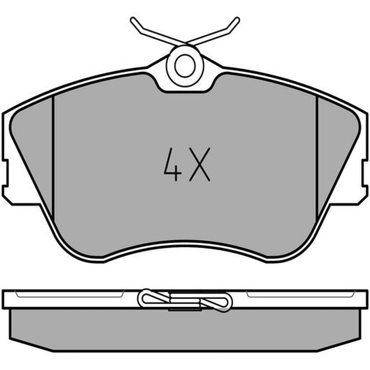 MEYLE Original Brake Pad Set Front 025 214 7919