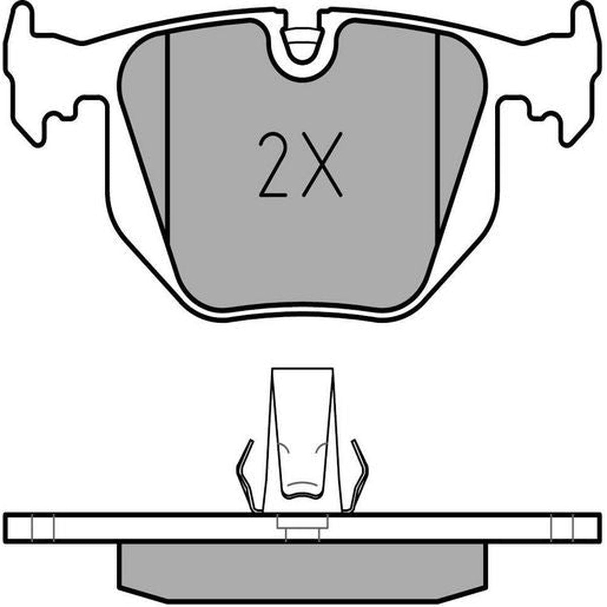 MEYLE PD Brake Pad Set Rear 025 214 8717/PD