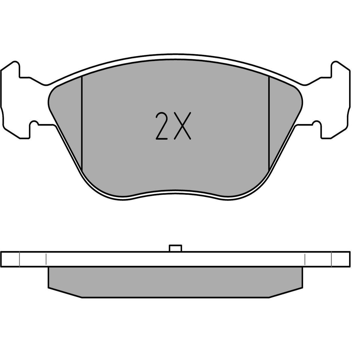 MEYLE Original Brake Pad Set Front 025 216 3619/W