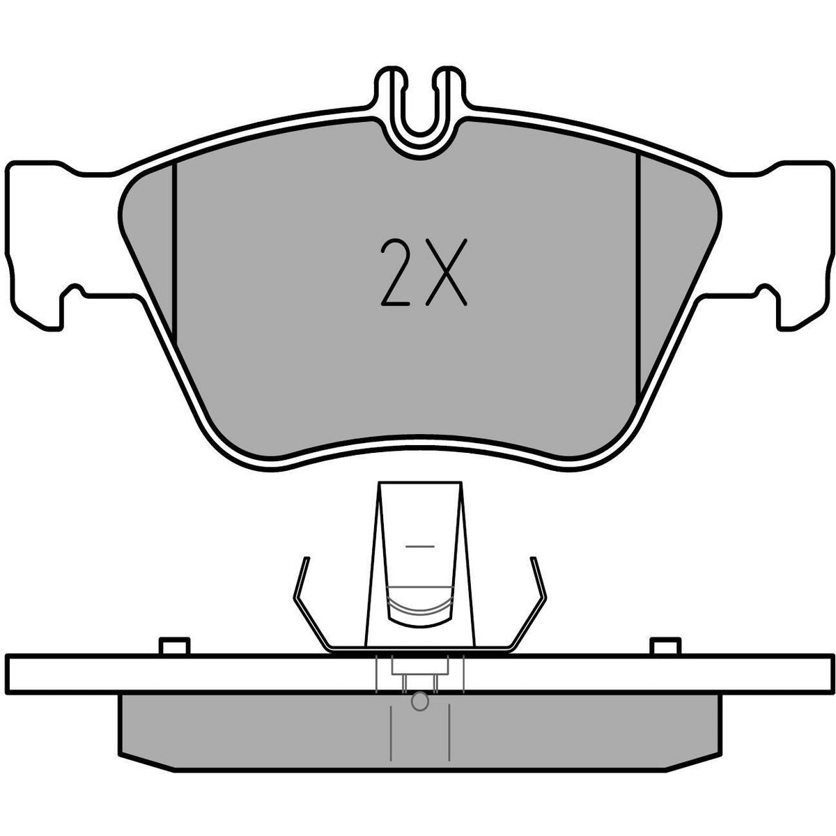 MEYLE Brake Pad Set 025 216 6419/PD
