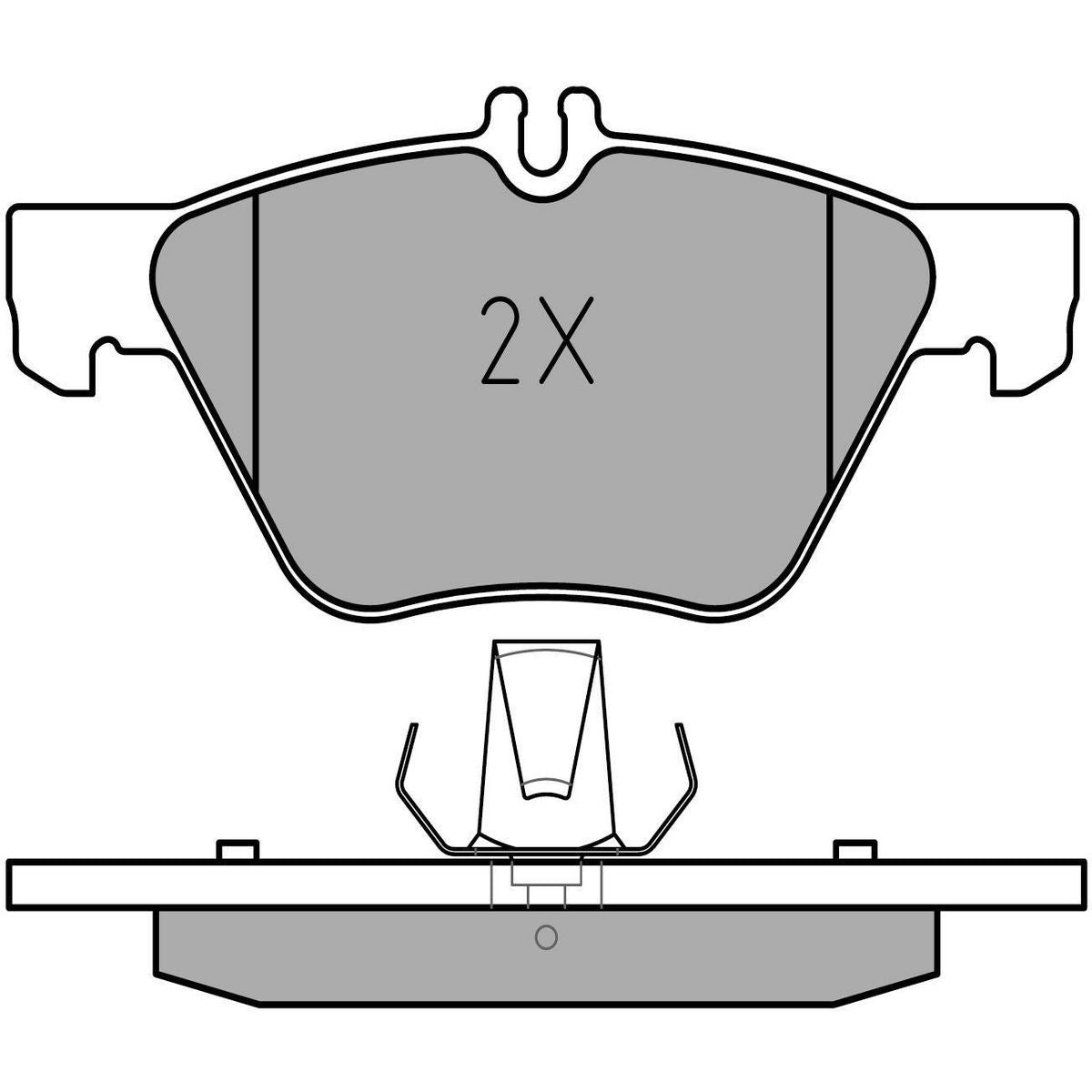 MEYLE Original Brake Pad Set Front 025 216 7020