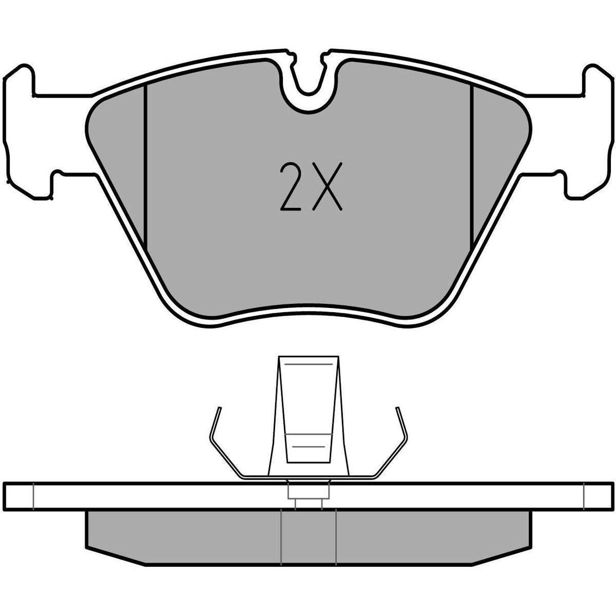 MEYLE Original Brake Pad Set Front 025 216 7720