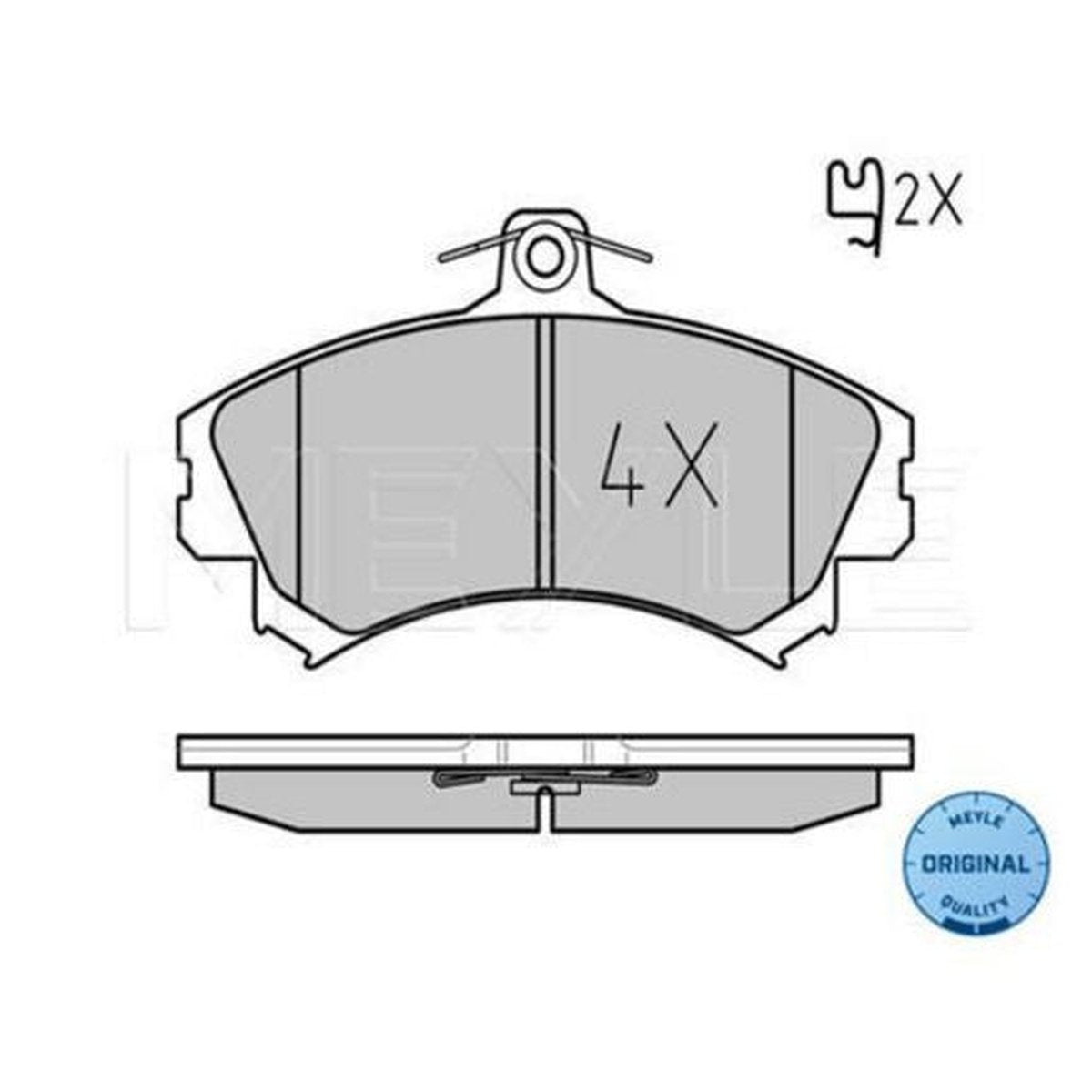 MEYLE Original Brake Pad Set Front 025 219 2015