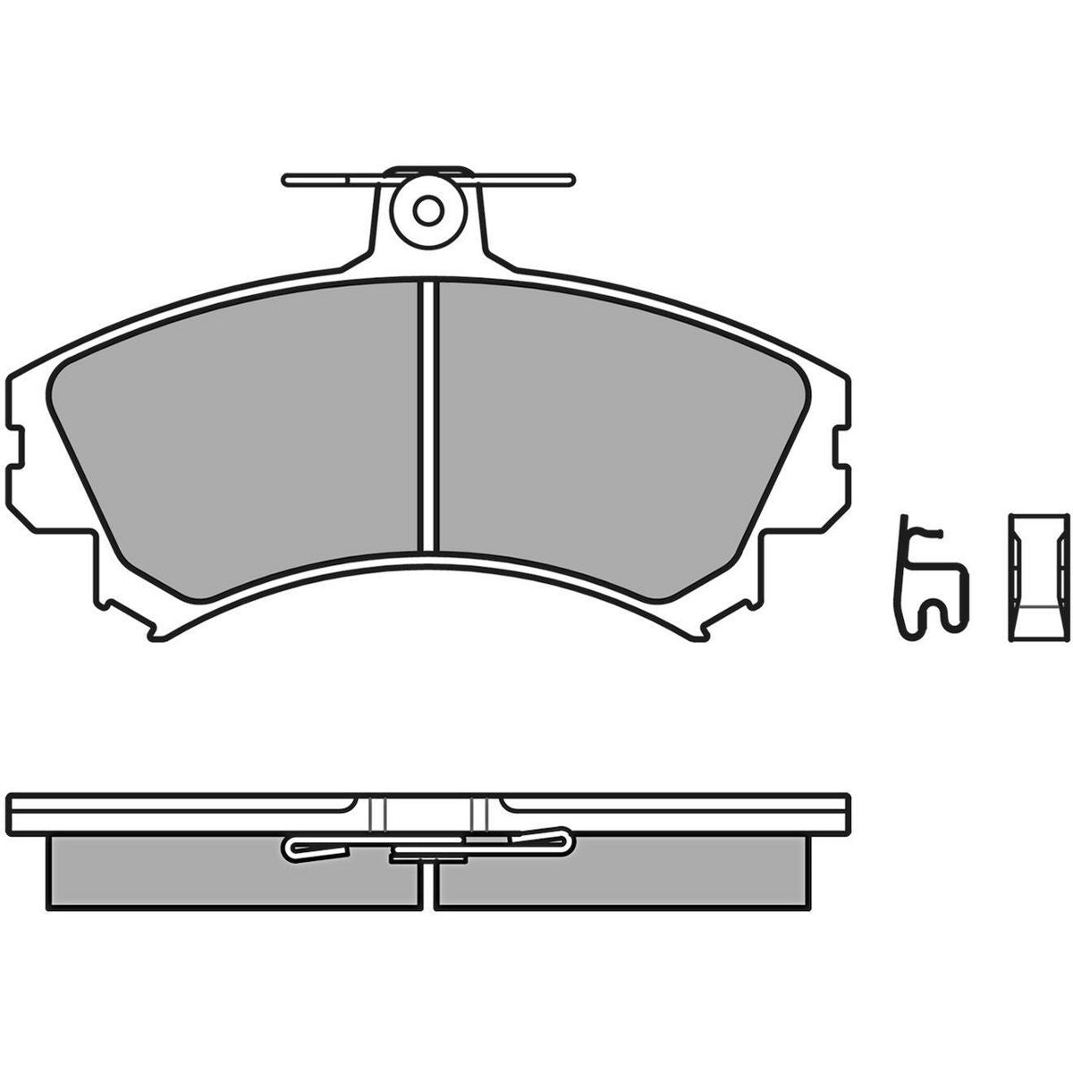 MEYLE Original Brake Pad Set Front 025 219 2017