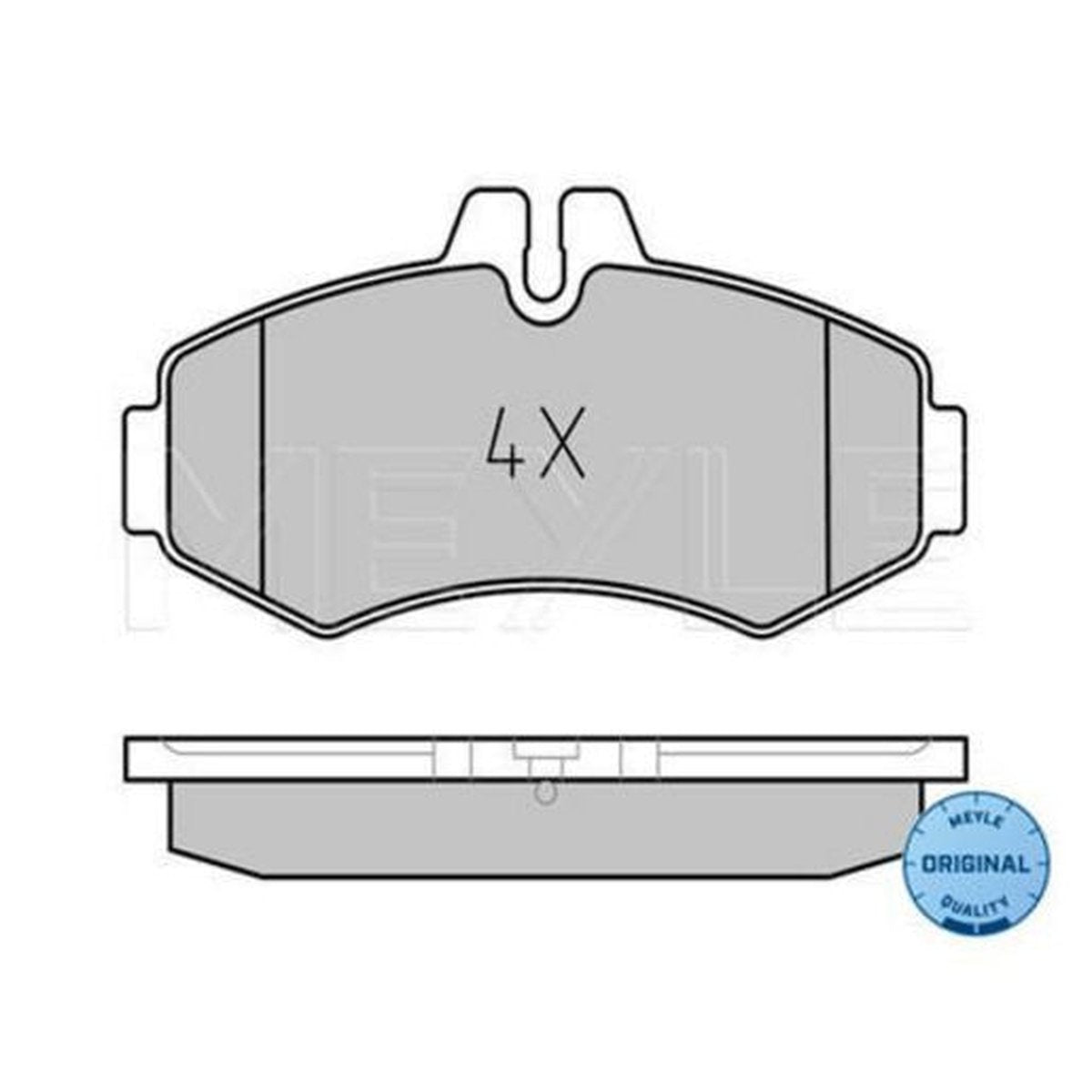 MEYLE Original Brake Pad Set Front 025 230 2220