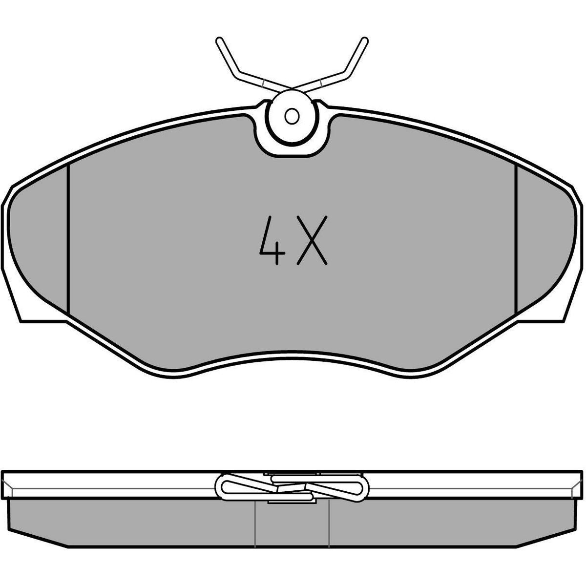 MEYLE Original Brake Pad Set Front 025 230 9918
