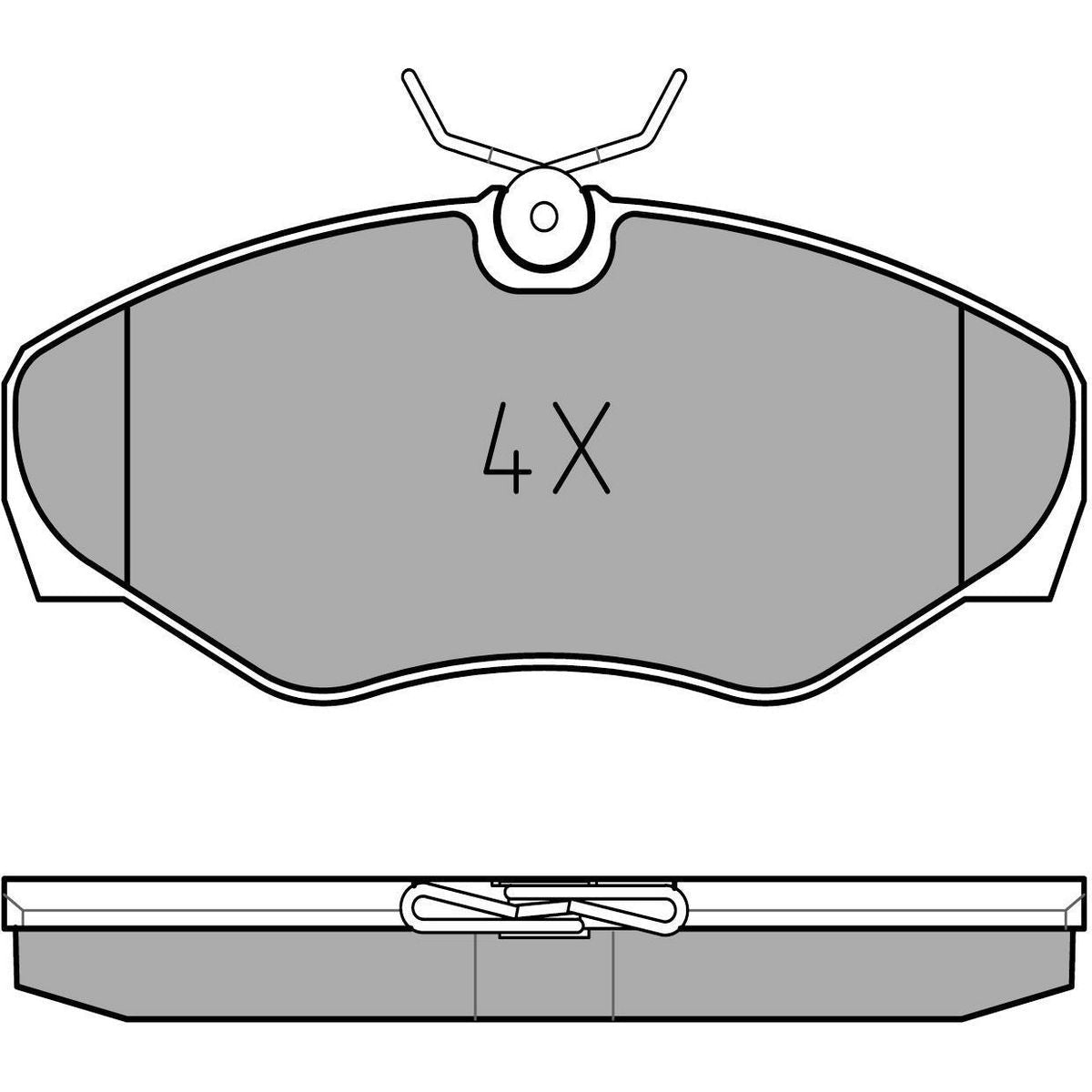 MEYLE Original Brake Pad Set Front 025 230 9918