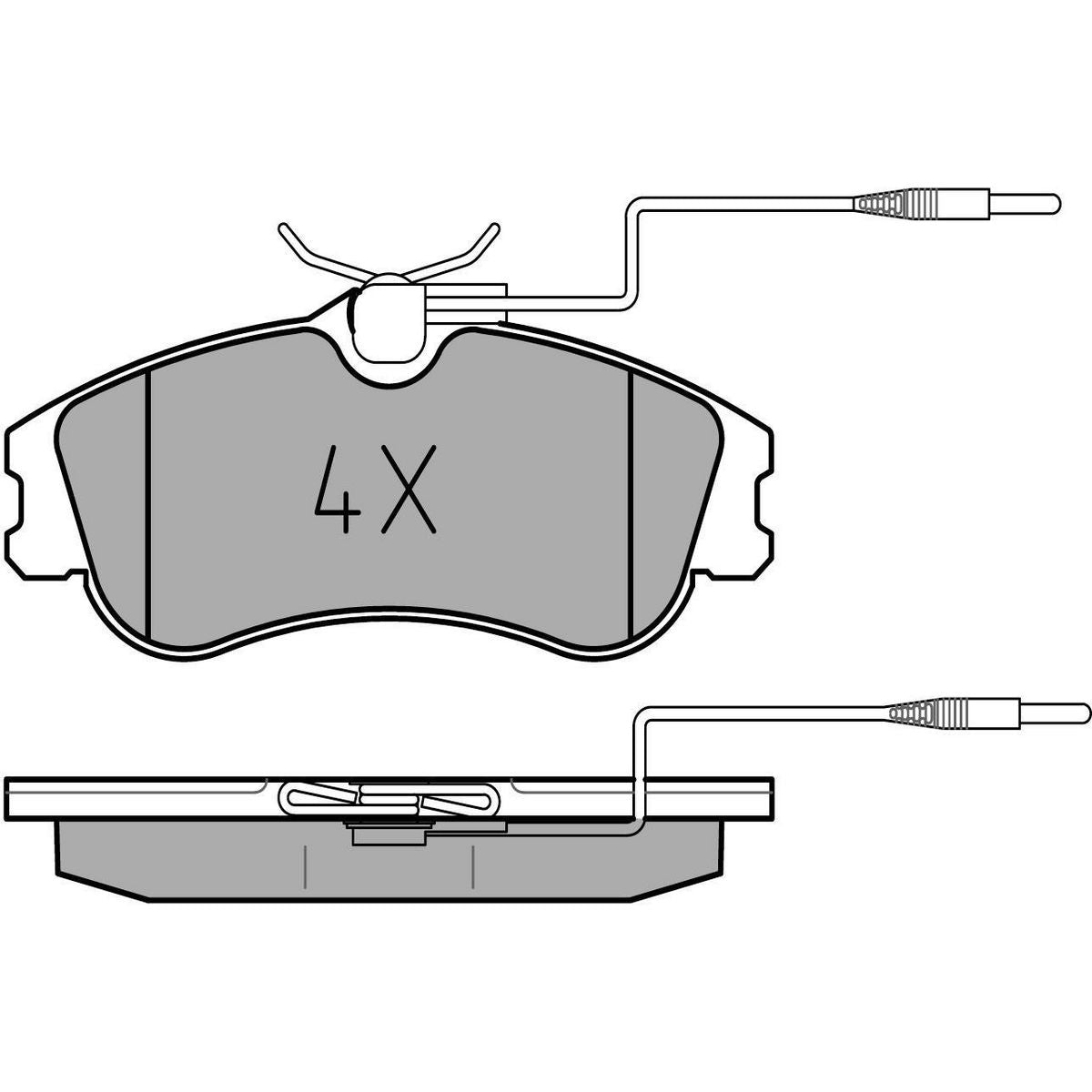 MEYLE Original Brake Pad Set Front 025 231 2419/W