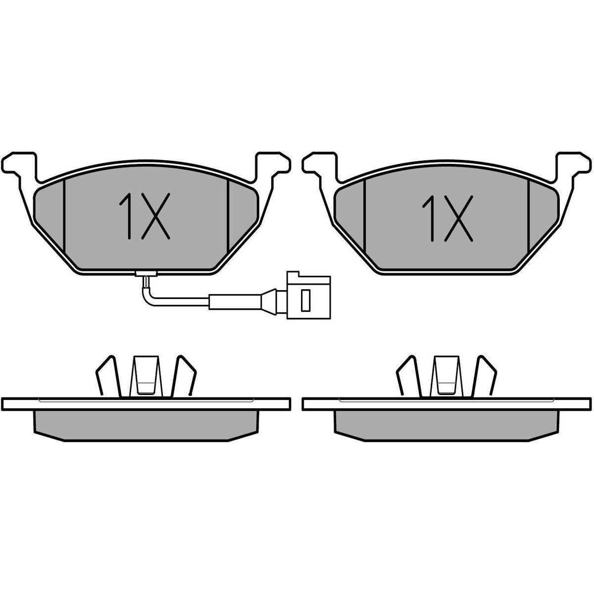 MEYLE Original Brake Pad Set Front 025 231 3119/W
