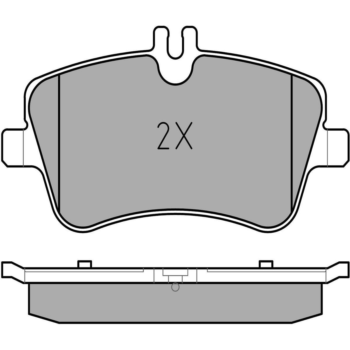 MEYLE Original Brake Pad Set Front 025 231 4419