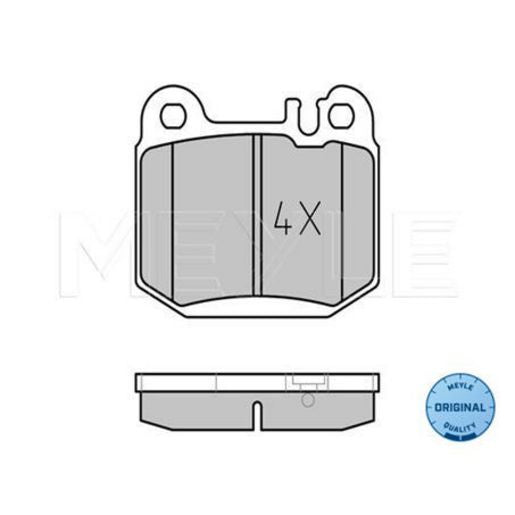 MEYLE Original Brake Pad Set Rear 025 231 5716