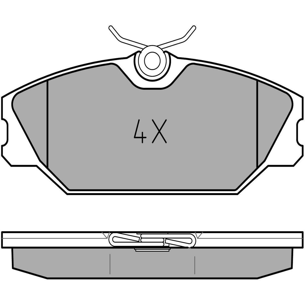MEYLE Original Brake Pad Set Front 025 231 7218