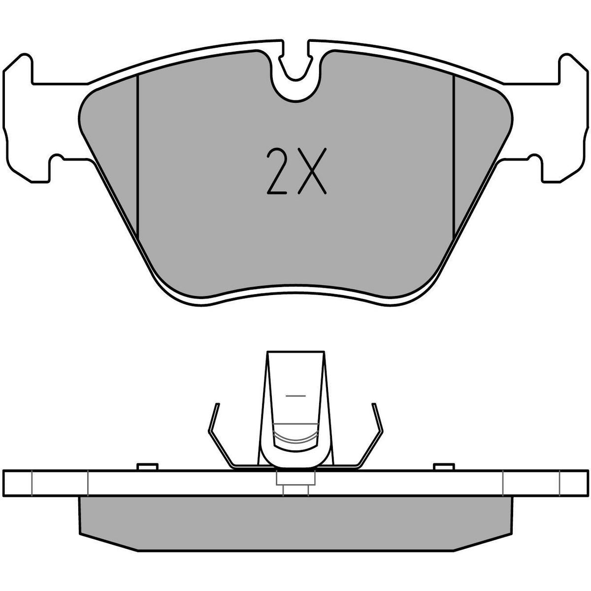MEYLE Original Brake Pad Set Front 025 231 8320