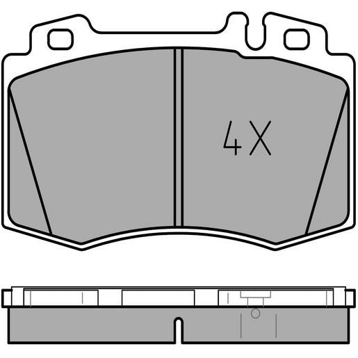 MEYLE Brake Pad Set 025 232 7117/PD