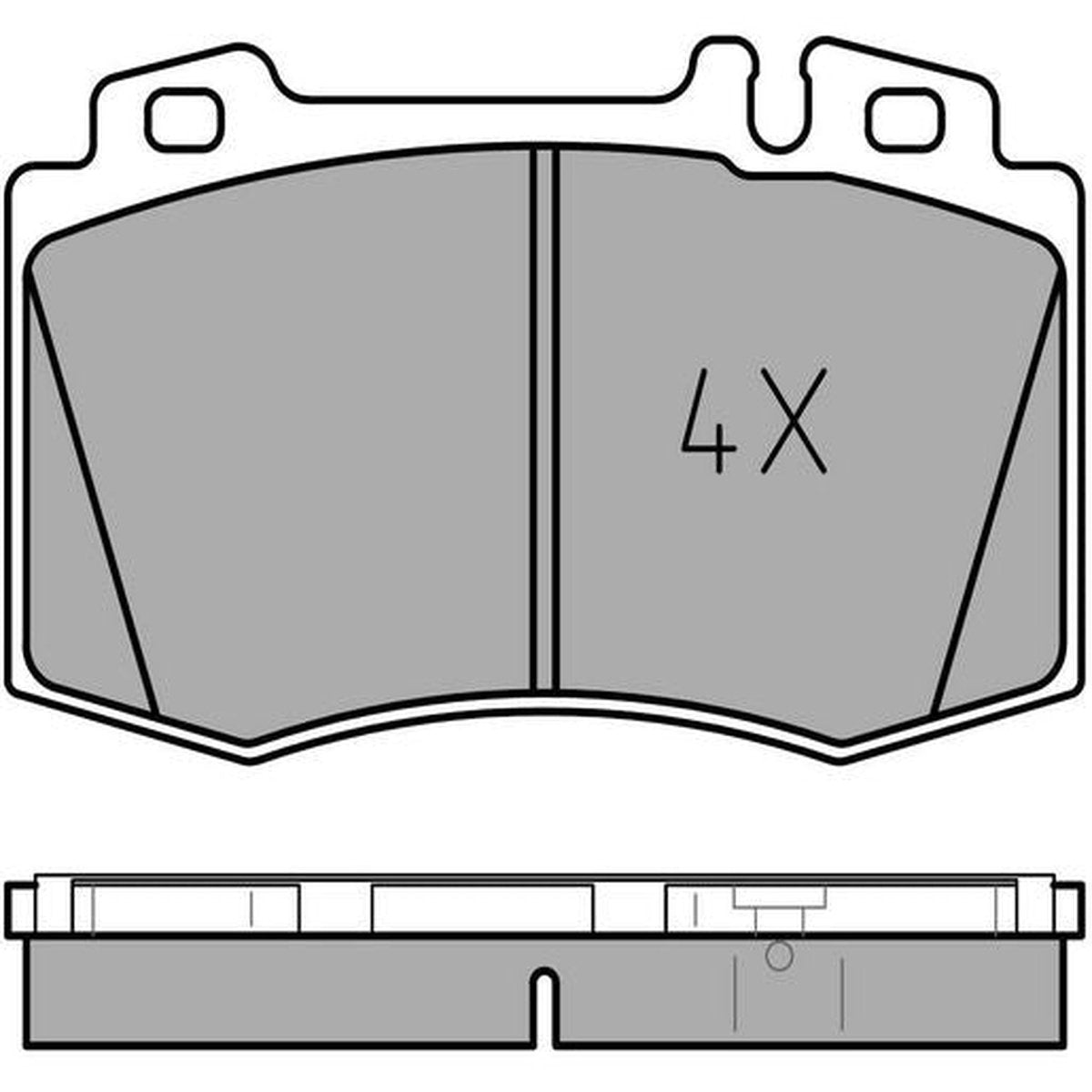 MEYLE Original Brake Pad Set Front 025 232 7117