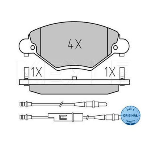 MEYLE Front Brake Pads 025 232 7717W