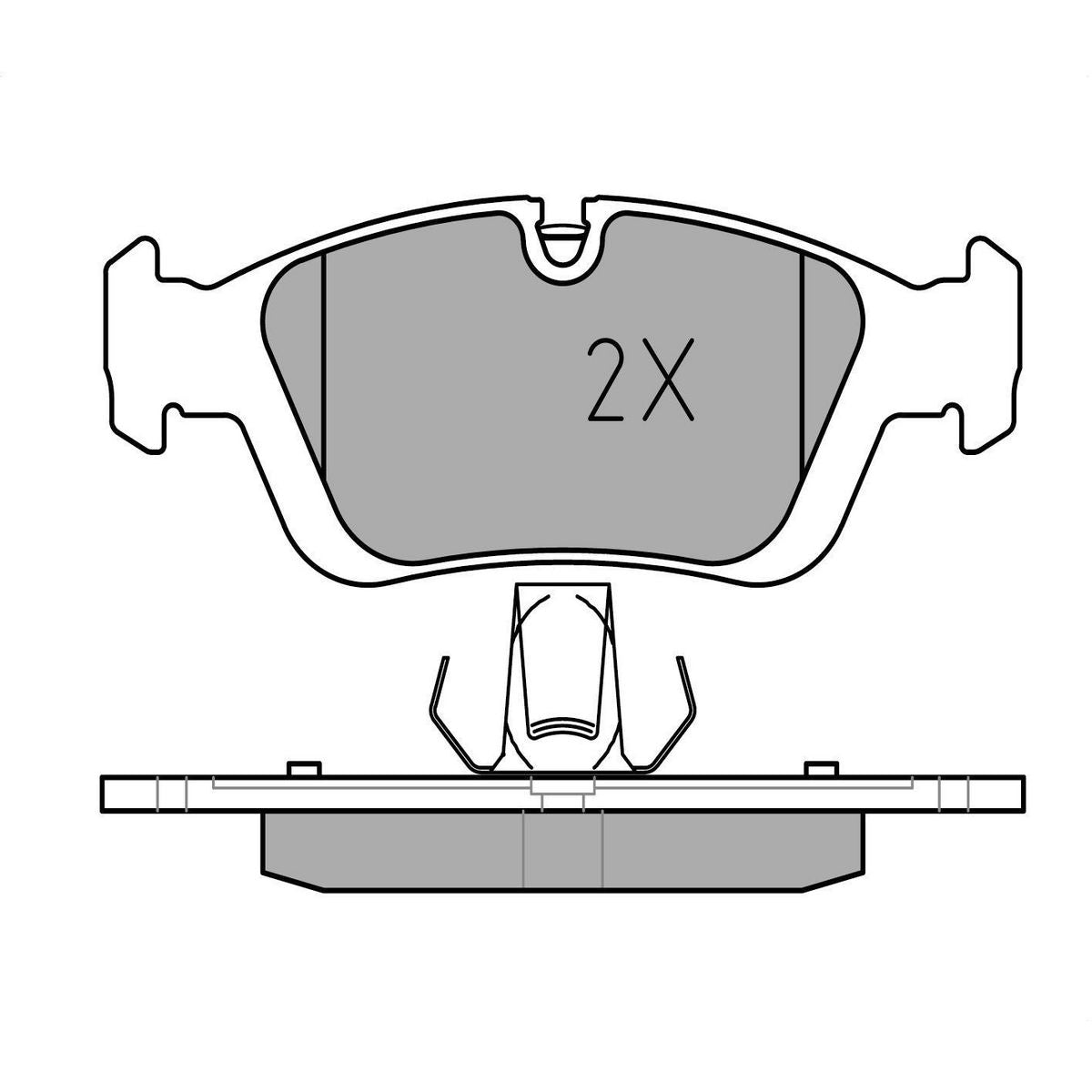 MEYLE PD Brake Pad Set Front 025 232 8717/PD