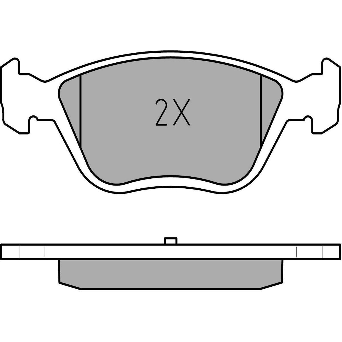 MEYLE Original Brake Pad Set Front 025 232 8919/W