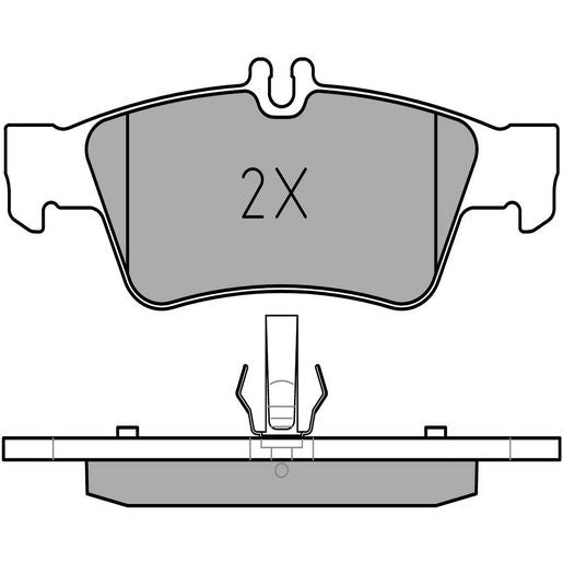 MEYLE Brake Pad Set 025 233 3416/PD