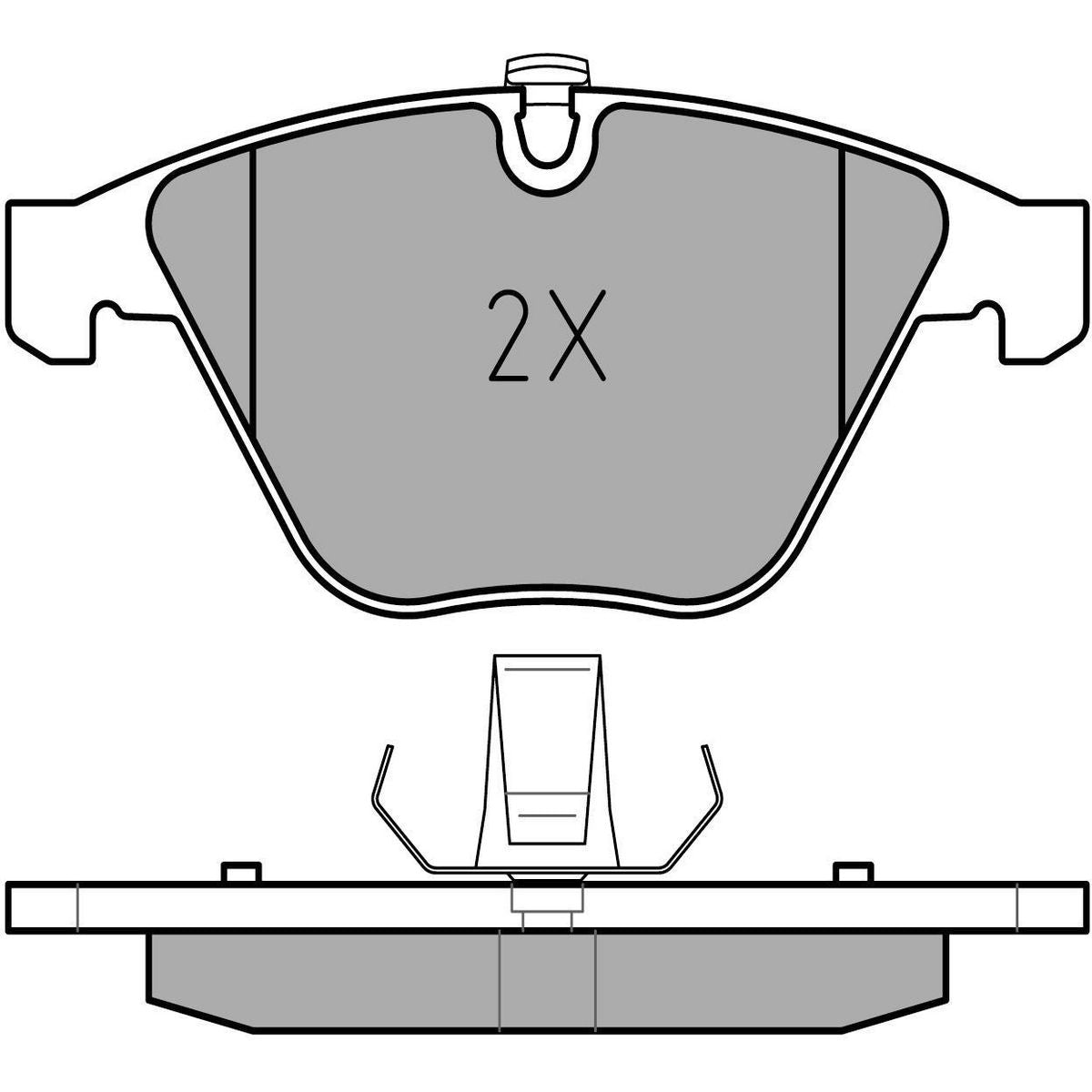 MEYLE Brake Pad Set 025 233 4720/PD