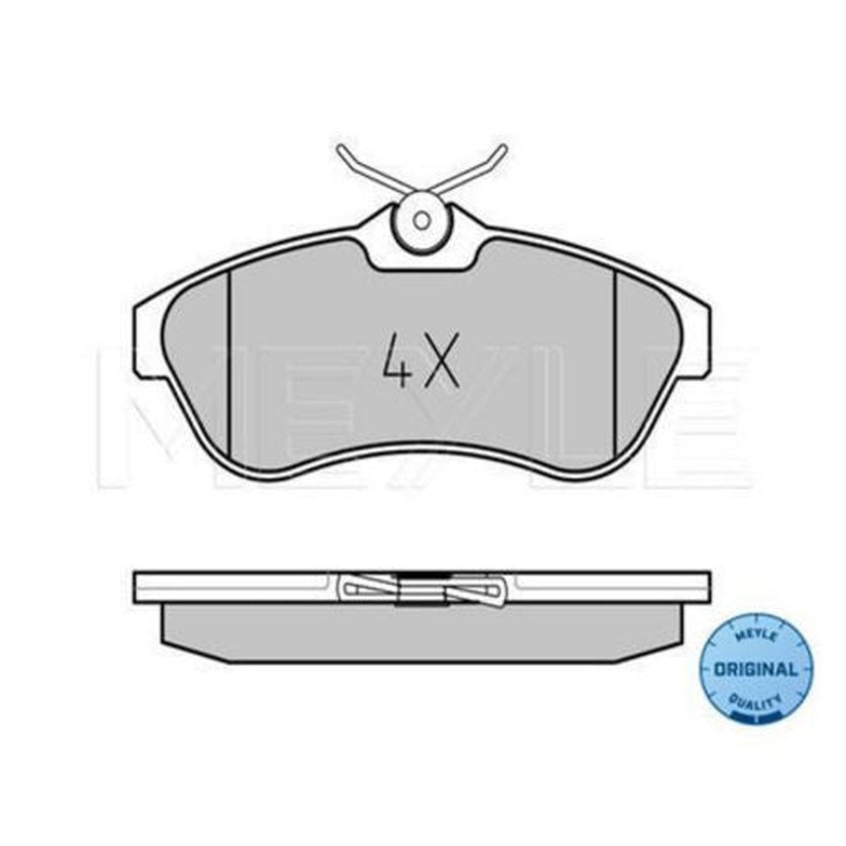 MEYLE Original Brake Pad Set Front 025 234 0919