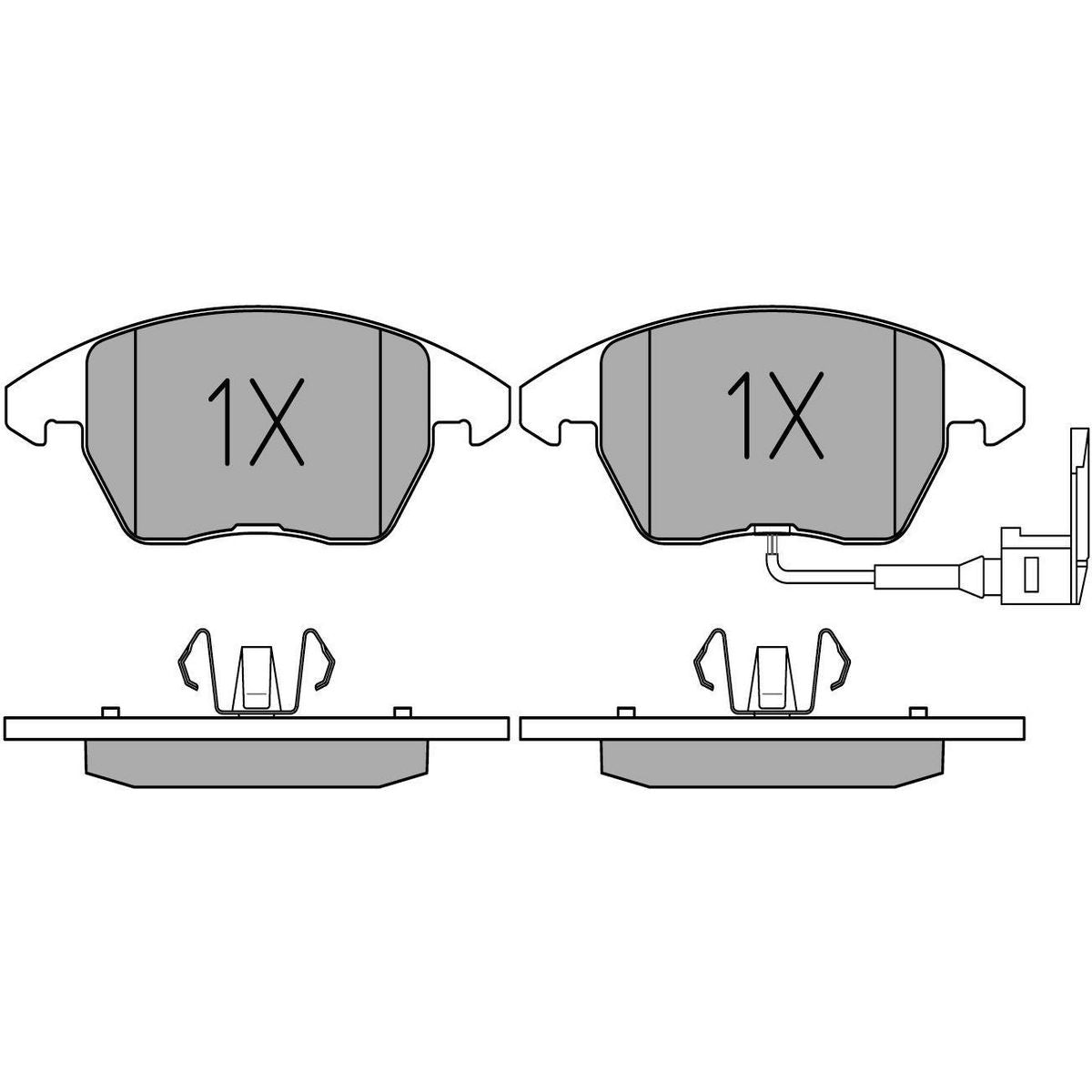 MEYLE PD Brake Pad Set Front 025 235 8720/PD