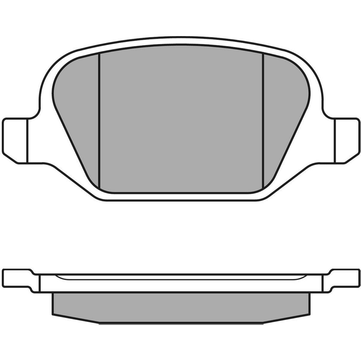 MEYLE Original Brake Pad Set Rear 025 236 0113