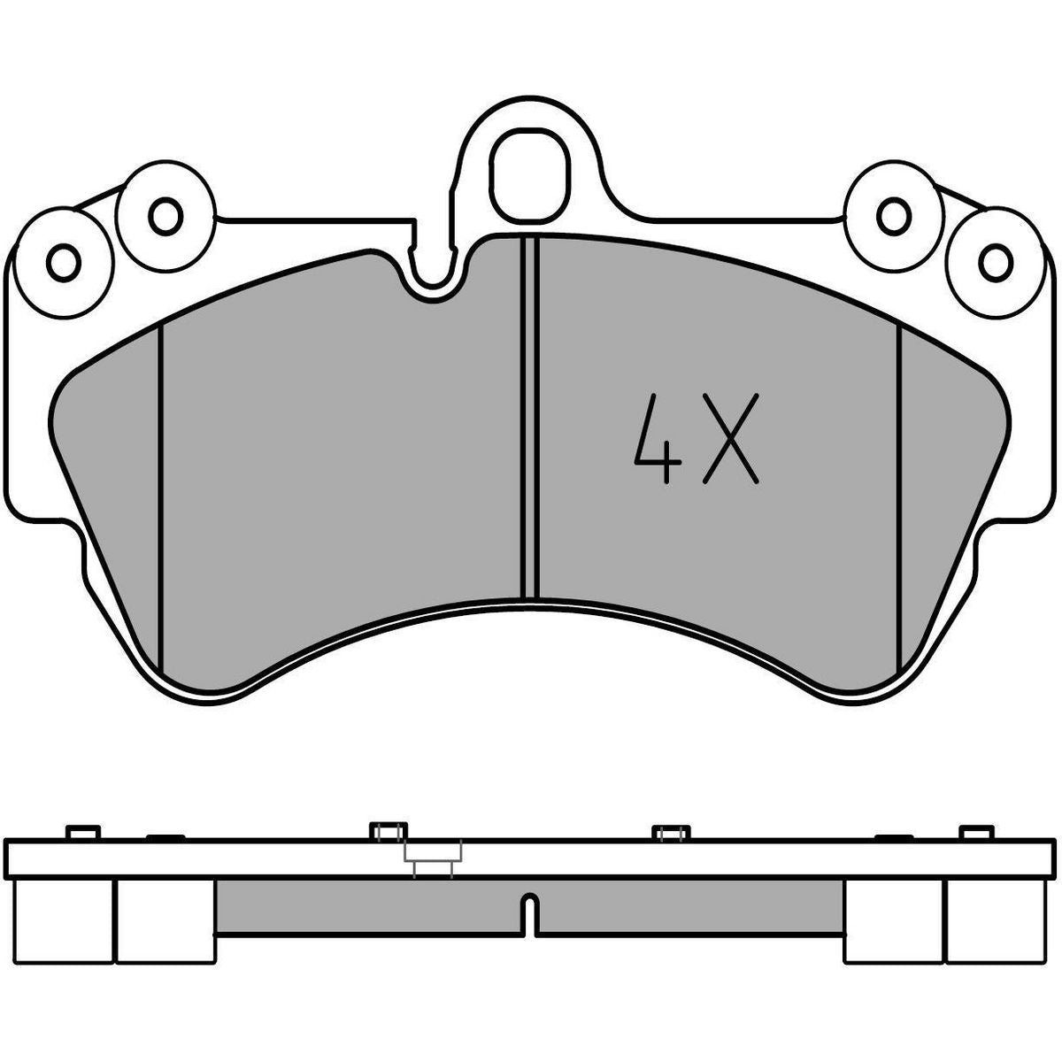 MEYLE Original Brake Pad Set Front 025 236 9217