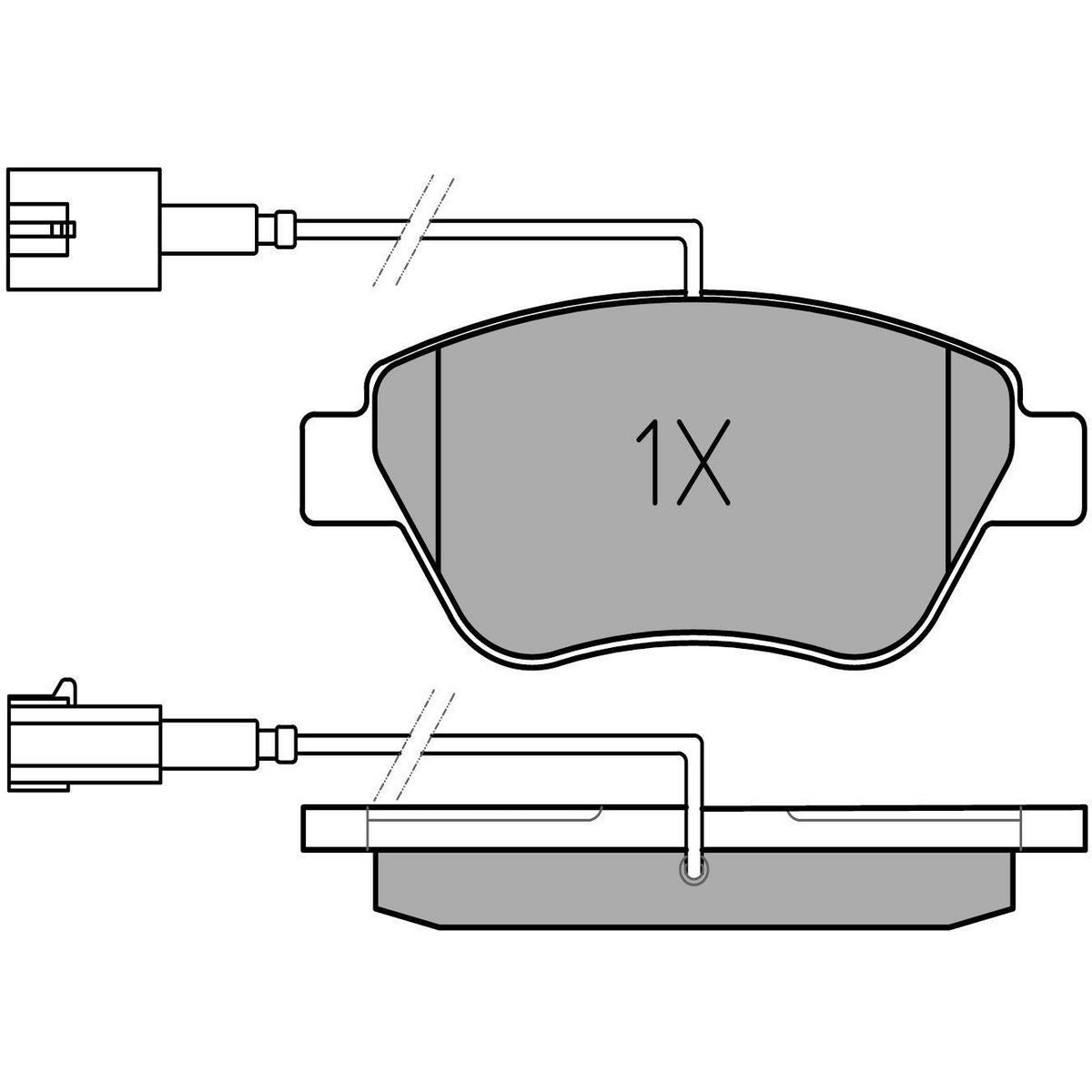 MEYLE Original Brake Pad Set Front 025 237 0517/W