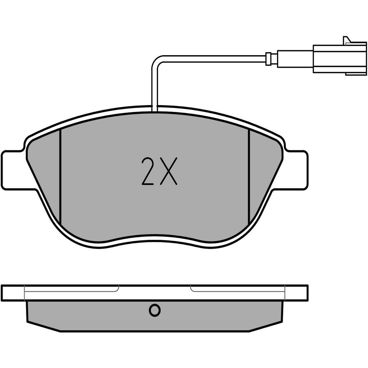 MEYLE Original Brake Pad Set Front 025 237 0918/W