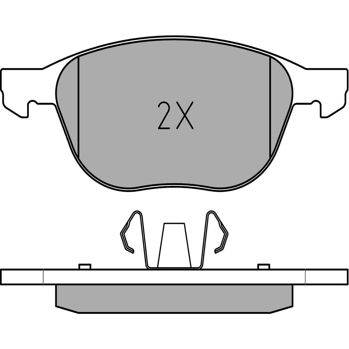 MEYLE Brake Pad Set 025 237 2318/PD