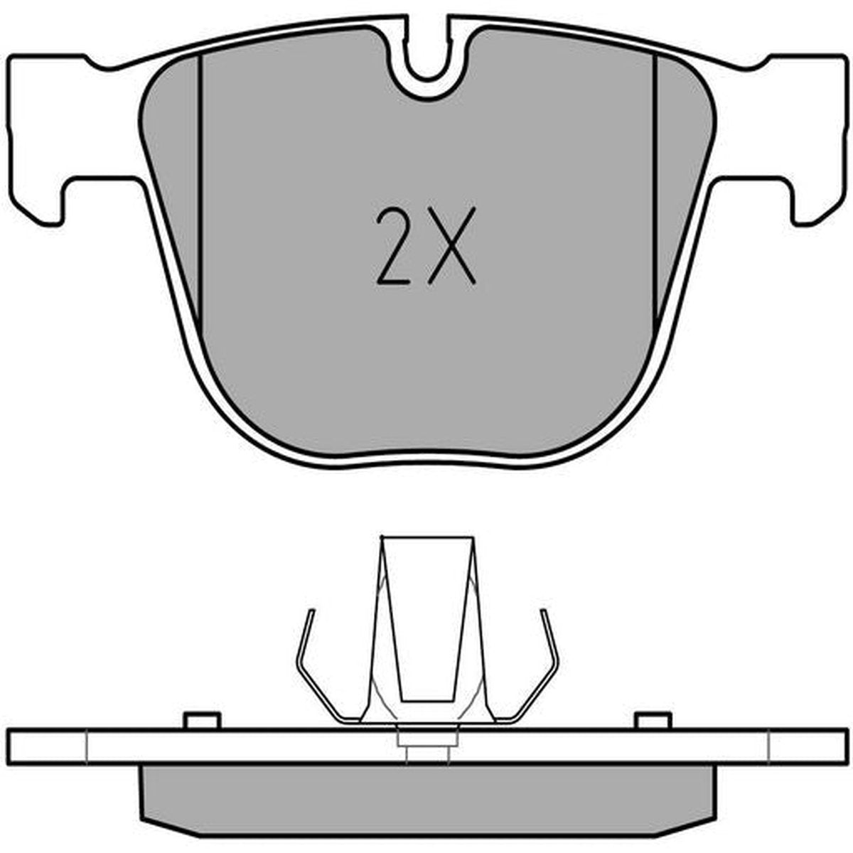MEYLE PD Brake Pad Set Rear 025 237 3017/PD