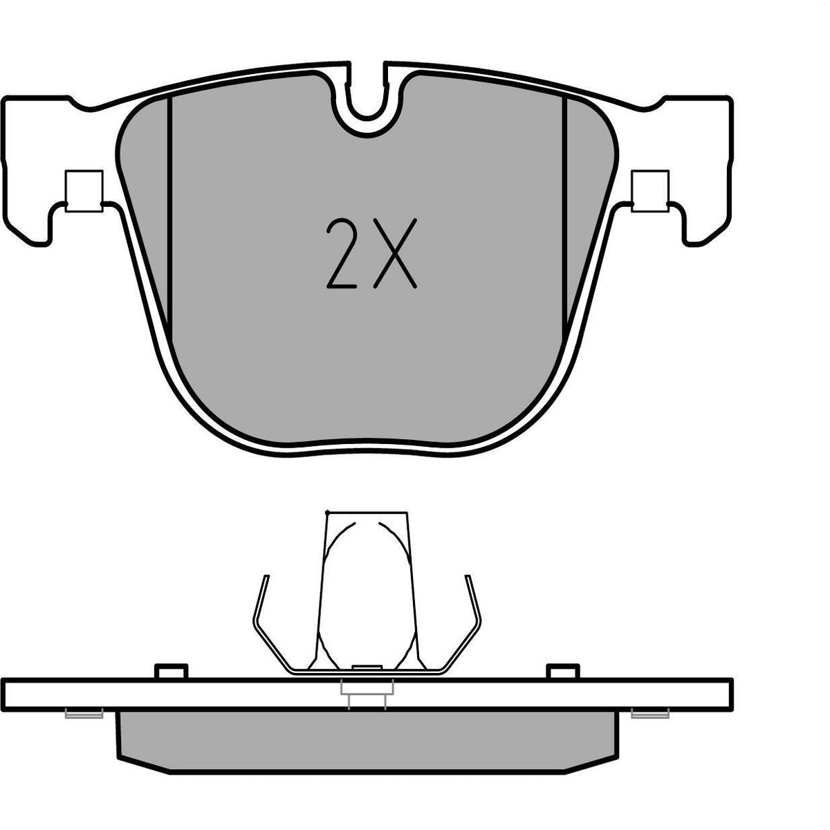 MEYLE Original Brake Pad Set Rear 025 237 3116