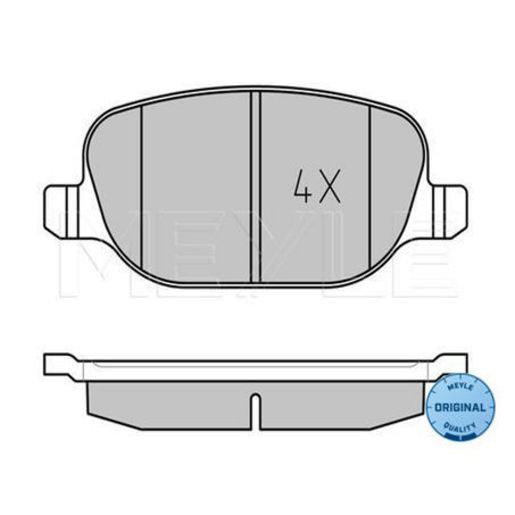 MEYLE Original Brake Pad Set Rear 025 237 6017